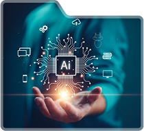 Symbolische Darstellung von KI-gestützten Dienstleistungen zur Automatisierung von Unternehmensprozessen