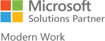 Logo des Partnerprogramms Microsoft Solutions Partner Modern Work