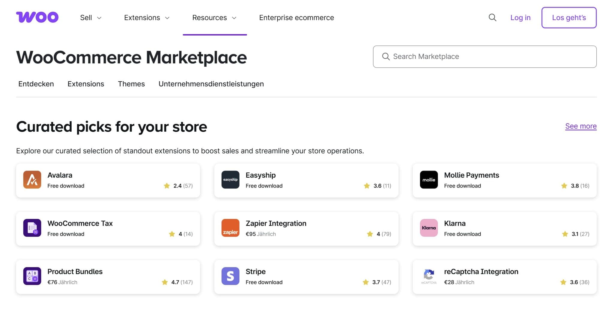 WooCommerce Plugin Marketplace with Extensions for Online Shops